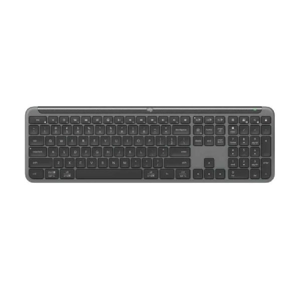 Logitech Signature Slim Keyboard K950 - Teclado Estándar, Grafito, Inalámbrico, Bluetooth, Español